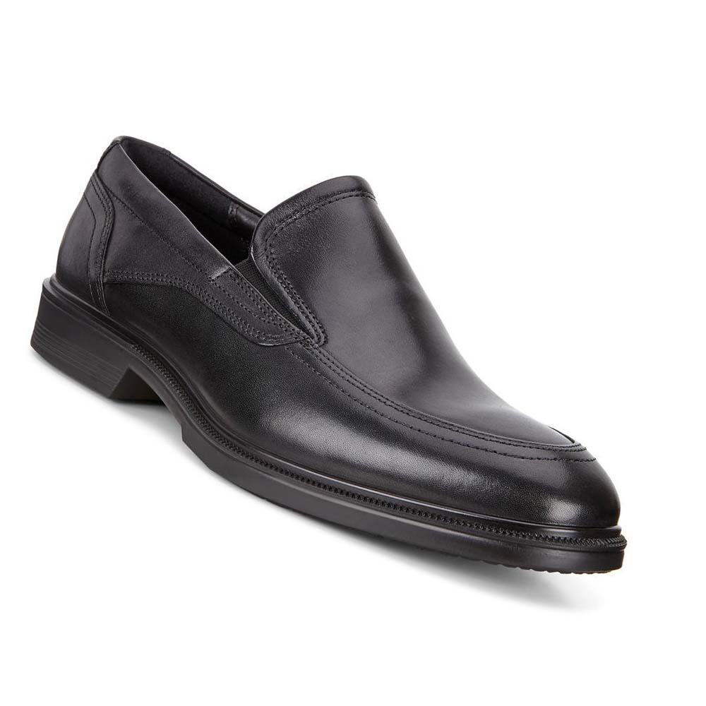 Ecco Lisbon Apron Slip On Pensko Herre Svarte | NO 519FDN